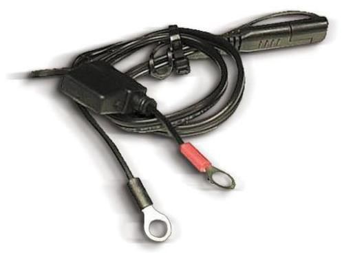 12 volt 12 v  sae dual pin fused ring terminal harness