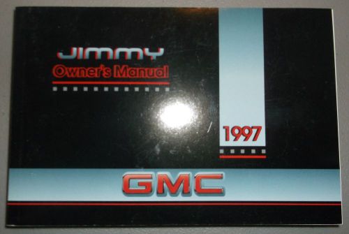1997 gmc jimmy owners manual original