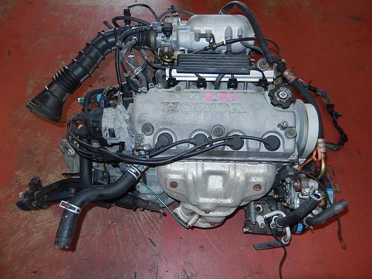 Jdm honda civic zc sohc 1.6l engine with 5 speed manual transmission ecu 96-2000