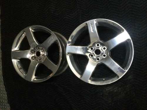 Set of two viper front wheels 5 spoke srt-10 oem coupe convertible 18&#034; x 10&#034;
