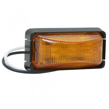 4- led model 15 marker clearance 1 x 2&#034; amber lights kits trucktraier rv-ul145ak