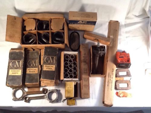 1937 chevrolet truck or car nos group of engine parts
