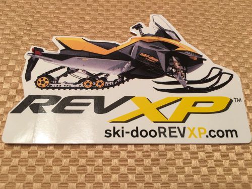Ski doo rev ski-doo rev xp snowmobile sticker decal 5-3/4 x 3-3/4 **best price**