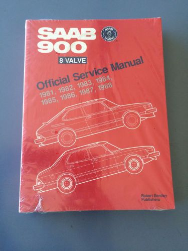Saab 900 8 valve official service manual 1981-1988 (robert bentley publishers)