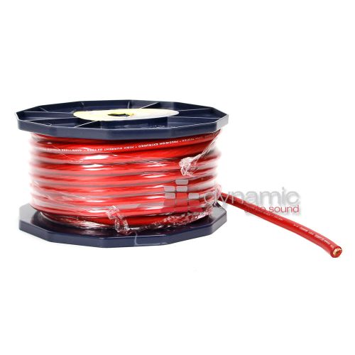 Xscorpion pw4.80r 80 ft. spool of 4 gauge awg expert link ofc power amp cable