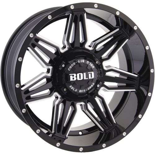 20x10 black bold bd001 5x5.5 -24 rims atturo trail blade xt lt285/55r20 tires