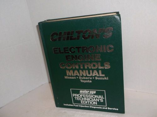 Chilton electronic engine controls manual 8274 professional 1992 nissan subaru..