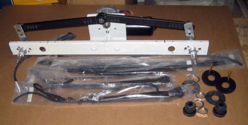 Windshield wiper assembly double blade wexco 12v motor