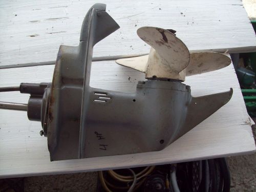 4 hp johnson outboard lower unit with prop