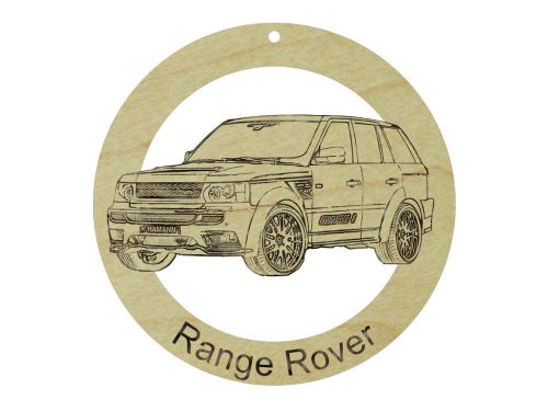 Land rover range rover natural maple solid hardwood ornament sanded finish