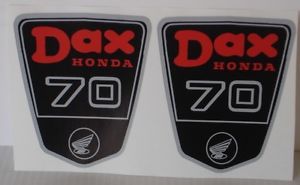 Honda dax70/st70 2pc. side body/frame decal/sticker set