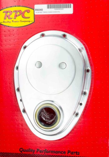 Racing power company r6040 polished aluminum timing cover imca nhra hot rod