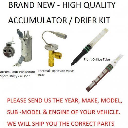 New ac accumulator drier e.valve kit 2705 fit 2004 ford explorer xlt v6 4.0l