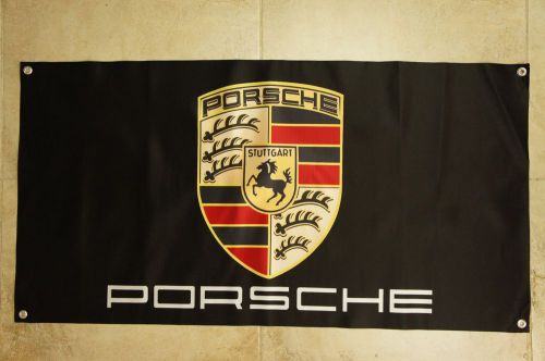 Porsche racing flag  banner - 911 cayman boxster spyder