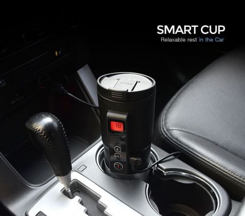 K343 car coffee pot smart cup car electrionic coffee pot tumbler coffee warmer