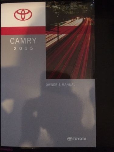 2015 toyota camry owners manual book