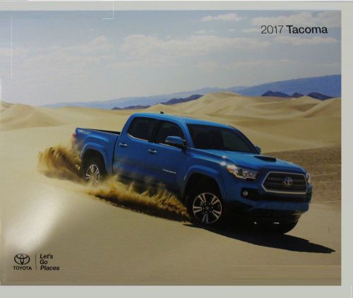 2017 toyota tacoma showroom dealer brochure