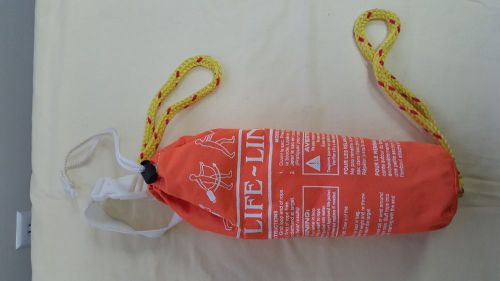 Life line rescue throw bag -- 50 feet man/crew overboard safety equipment