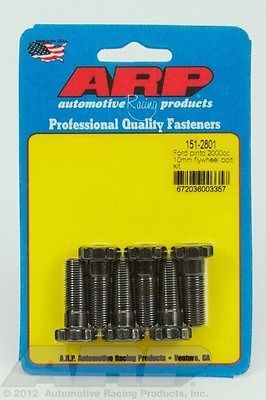 Arp 151-2801 flywheel bolt kit 10mm x 1.0 thread 12 point black set of 6