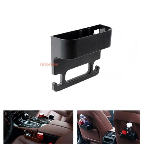 Multifunctional car seat headrest seam wedge cup mount stand holder item storage