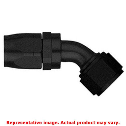 Fcm4473 aeroquip hose fitting - aqp black anodized -08an fits:universal univers