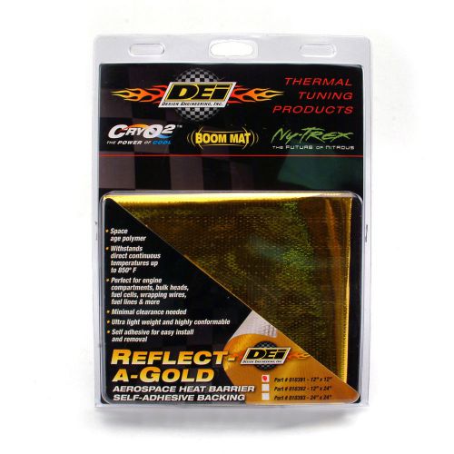 Dei 10393 reflect-a-gold 24&#034; x sheet heat reflective tape aluminized materials