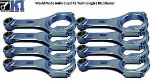 K1 technologies rods chevy sb 6.000&#034; h-beam 012ad25600 (set of 8)