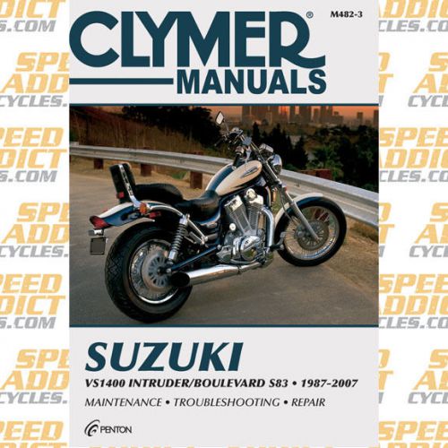 Clymer m482-3 service shop repair manual vs1400 intruder / boulevard s83 87-07