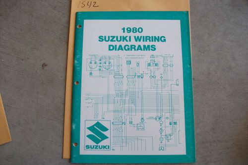 1980 suzuki motorcycle &amp; atv wiring diagrams manual