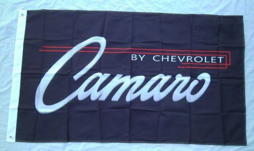 Camaro flag chevrolet 3&#039; x 5&#039; banner indoor / outdoor man cave racing flag