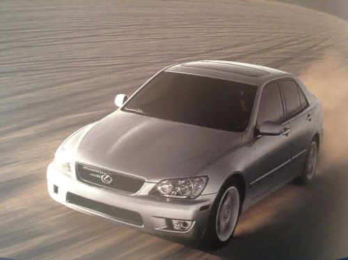 2005 lexus is brochure dealer sales catalog is300 300 sedan and sportcross