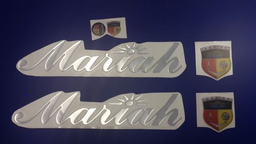 Mariah boat emblem 22.57&#034; epoxy stickers resistant to mechanical shocks vinyl