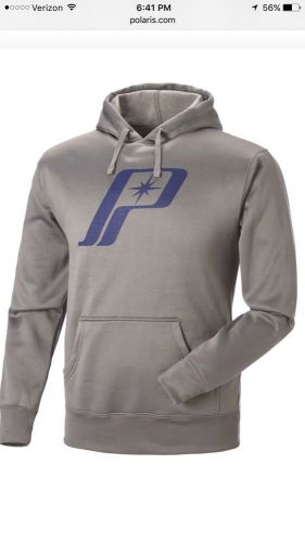 2017 new pure polaris mens retro logo hoodie gray large