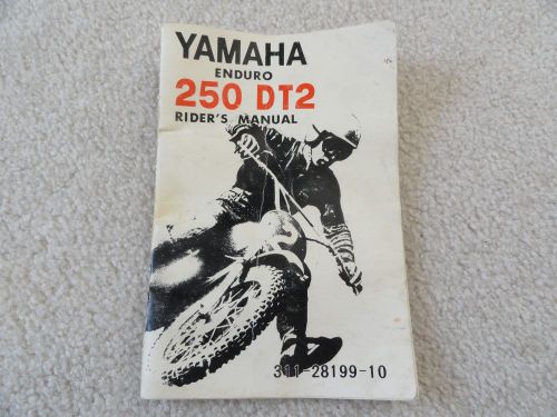 Yamaha 250 dt2 enduro owners manual