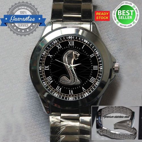 Mustang shelby cobra gt500 logo .wristwatches