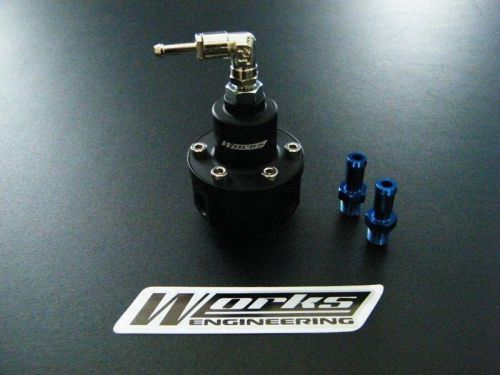 Works adjustable fuel pressure regulator stage2 na&amp;turbo fits civic sr20 s13 s14