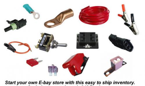 Electrical parts fuses,  switches, wire, terminals   large inventory