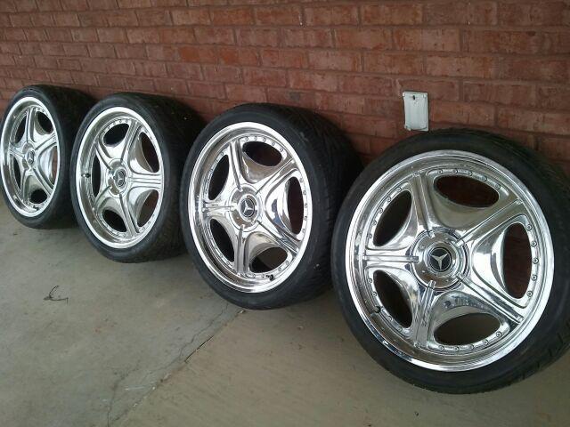 Mercedes 20 inch tires and rims