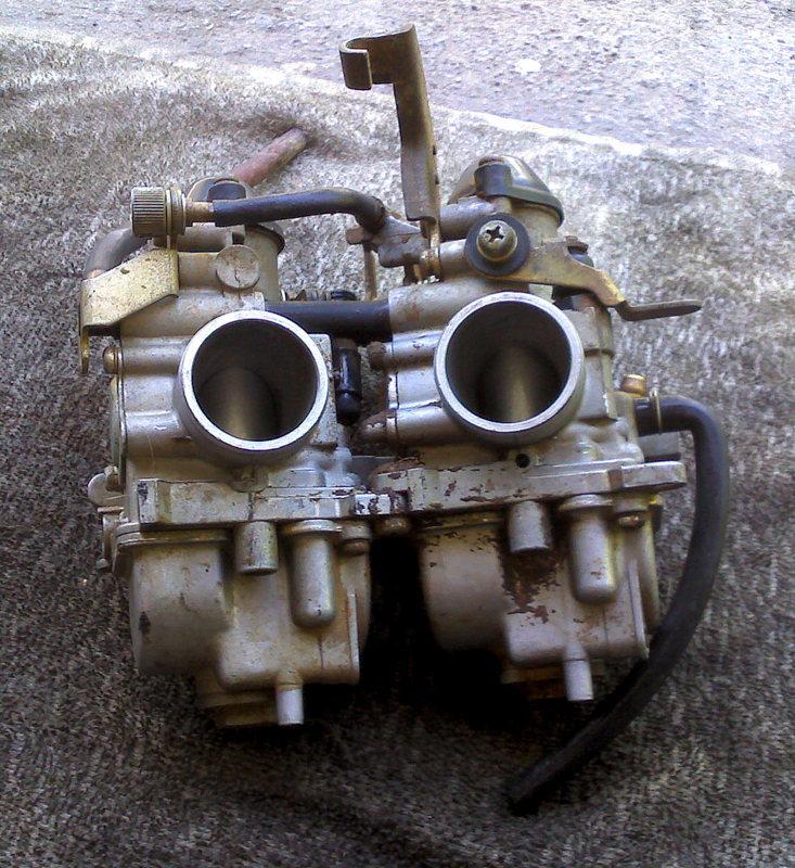 1984 honda xr 350 r xr350  -  dual carb assembly, carburetors, keihin oem carbs