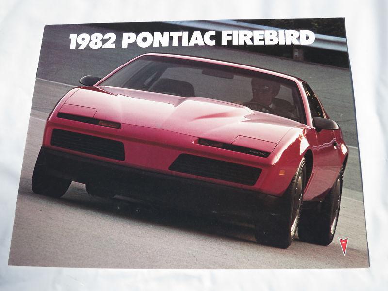 Pontiac firebird 1982 deluxe sales brochure / trans am + rare dealer only book!