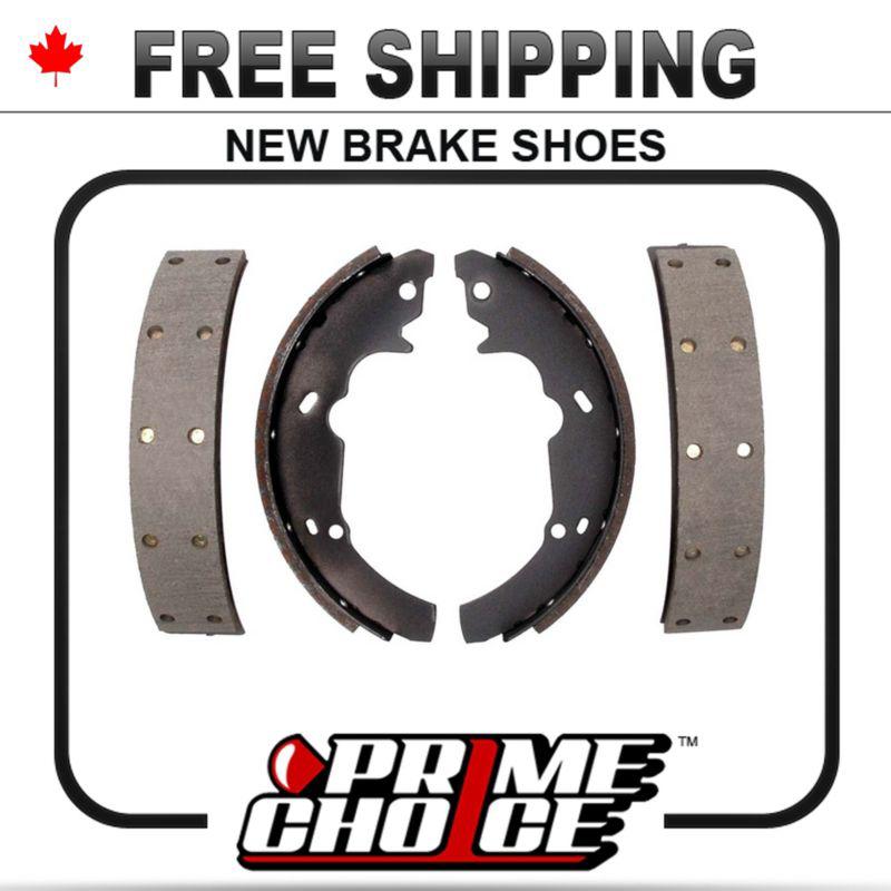 Prime choice new premium brake shoe set 4 shoes rear pair