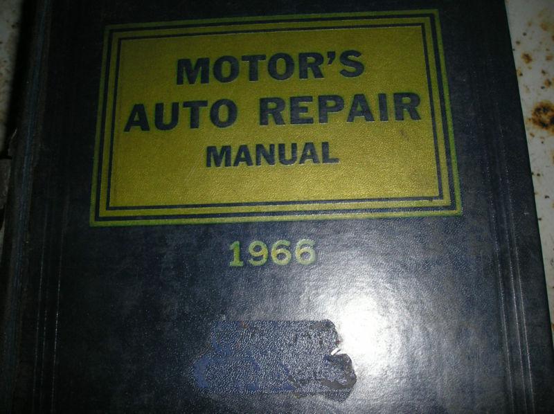 Old time motors auto repair manual - 1959 to 1966