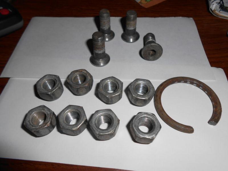 Honda 400 ex wheel nuts / sprocket bolts and sprocket clip lot 99 - 04