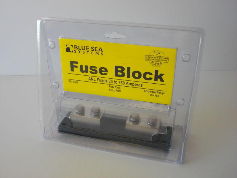 Blue sea systems fuse block 5003 anl fuses 35 to 750 ampreres boat marine