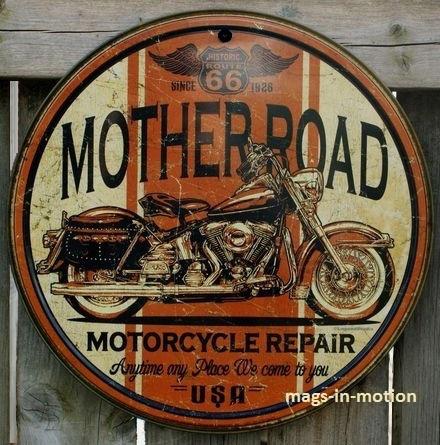 *usa metal sign*   motherroad indian harley motorcycle repair  *ships worldwide*