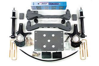 Bds 6" suspension lift kit chevy silverado gmc sierra 1500 07-12 2wd 5.3l 4.8l
