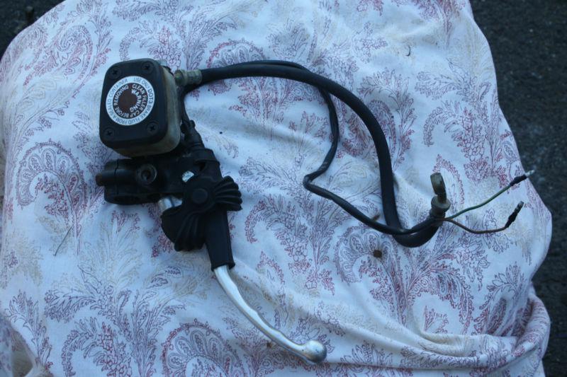 1980-81 xs 850 xs 850 special complete front master cylinder system everything
