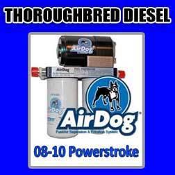 Airdog pump with quick connect 2008-2010 ford powerstroke 6.4l 150gph a4spbf173