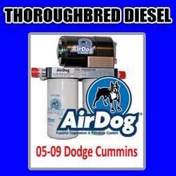 Airdog pump with quick connect 2005-2009 dodge cummins 150gph a4spbd005 air dog