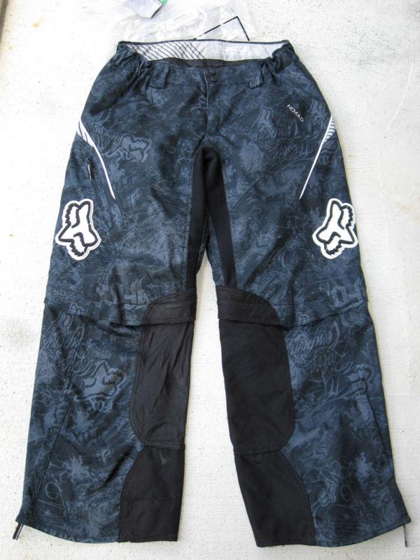Fox racing nomad otb over the boot motocross riding pants size 36